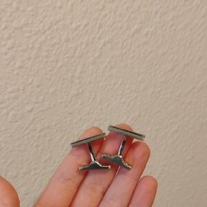 Jack Spade Silver Cuff Links